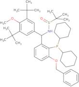 (R)-N-[(S)-[3-(Benzyloxy)-2-(dicyclohexylphosphino)phenyl](3,5-di-tert-butyl-4-methoxyphenyl)met...