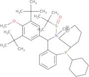 (R)-N-[(R)-(3,5-Di-tert-butyl-4-methoxyphenyl)[2-(dicyclohexylphosphino)phenyl]methyl]-N,2-dimethy…