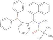 (R)-N-((R)-(2-(Diphenylphosphanyl)phenyl)(naphthalen-1-yl)methyl)-N,2-dimethylpropane-2-sulfinamide