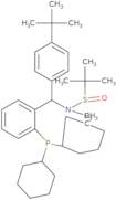 (R)-N-((R)-(4-(tert-Butyl)phenyl)(2-(dicyclohexylphosphanyl)phenyl)methyl)-N,2-dimethylpropane-2-s…