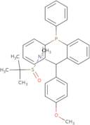 (R)-N-((R)-(2-(Diphenylphosphanyl)phenyl)(4-methoxyphenyl)methyl)-N,2-dimethylpropane-2-sulfinamide