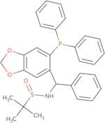 (R)-N-((R)-(6-(Diphenylphosphanyl)benzo[D][1,3]dioxol-5-yl)(phenyl)methyl)-2-methylpropane-2-sulfi…