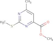 Methyl 6-methyl-2-(methylsulfanyl)pyrimidine-4-carboxylate