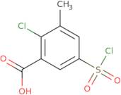 2-Chloro-5-(chlorosulfonyl)-3-methylbenzoic acid