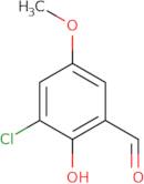 3-Chloro-2-hydroxy-5-methoxybenzaldehyde