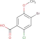 4-Bromo-2-chloro-5-methoxy-benzoic acid