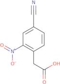 2-(4-Cyano-2-nitrophenyl)acetic acid