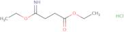 Ethyl 4-ethoxy-4-iminobutanoate hydrochloride