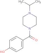 (4-Hydroxyphenyl)(4-isopropylpiperazin-1-yl)methanone