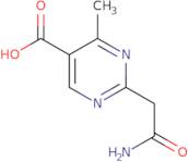 2-(Carbamoylmethyl)-4-methylpyrimidine-5-carboxylic acid