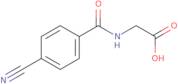2-[(4-Cyanophenyl)formamido]acetic acid