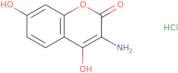 3-Amino-4,7-dihydroxycoumarin hydrochloride