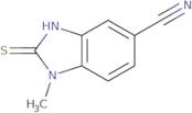 1-Methyl-2-sulfanyl-1H-1,3-benzodiazole-5-carbonitrile