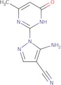 5-Amino-1-(4-hydroxy-6-methylpyrimidin-2-yl)-1H-pyrazole-4-carbonitrile