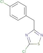 5-Chloro-3-[(4-chlorophenyl)methyl]-1,2,4-thiadiazole