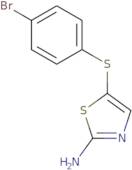 5-[(4-Bromophenyl)sulfanyl]-1,3-thiazol-2-amine