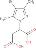 2-(4-Bromo-3,5-dimethyl-pyrazol-1-yl)-succinic acid