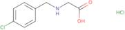 2-{[(4-Chlorophenyl)methyl]amino}acetic acid hydrochloride