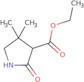 Ethyl 4,4-dimethyl-2-oxopyrrolidine-3-carboxylate