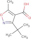 3-(tert-Butyl)-5-methylisoxazole-4-carboxylic acid