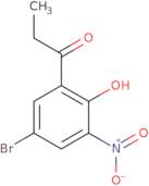 1-(5-Bromo-2-hydroxy-3-nitrophenyl)propan-1-one