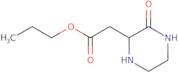 Propyl 2-(3-oxo-2-piperazinyl)acetate