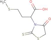 4-(Methylsulfanyl)-2-(4-oxo-2-sulfanylidene-1,3-thiazolidin-3-yl)butanoic acid