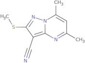 5,7-Dimethyl-2-(methylsulfanyl)pyrazolo[1,5-a]pyrimidine-3-carbonitrile