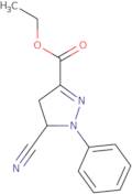Ethyl 5-cyano-1-phenyl-4,5-dihydro-1H-pyrazole-3-carboxylate