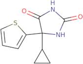 5-Cyclopropyl-5-(thiophen-2-yl)imidazolidine-2,4-dione