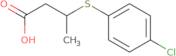 3-[(4-Chlorophenyl)sulfanyl]butanoic acid