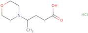 4-(4-Morpholinyl)pentanoic acid hydrochloride