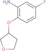 5-Fluoro-2-(oxolan-3-yloxy)aniline