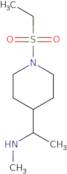 {1-[1-(Ethanesulfonyl)piperidin-4-yl]ethyl}(methyl)amine