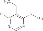 4-chloro-5-ethyl-6-(methylsulfanyl)pyrimidine