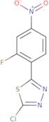 2-Chloro-5-(2-fluoro-4-nitrophenyl)-1,3,4-thiadiazole