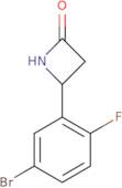 4-(5-Bromo-2-fluorophenyl)azetidin-2-one