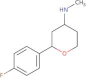 2-(4-Fluorophenyl)-N-methyloxan-4-amine