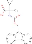 2-Cyclopropyl-2-({[(9H-fluoren-9-yl)methoxy]carbonyl}amino)propanoic acid