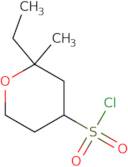 2-Ethyl-2-methyltetrahydro-2H-pyran-4-sulfonyl chloride