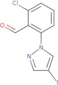 2-Chloro-6-(4-iodopyrazol-1-yl)benzaldehyde