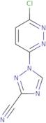 1-(6-Chloropyridazin-3-yl)-1H-1,2,4-triazole-3-carbonitrile