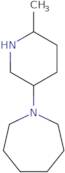 1-(6-Methylpiperidin-3-yl)azepane