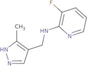 3-Fluoro-N-[(3-methyl-1H-pyrazol-4-yl)methyl]pyridin-2-amine