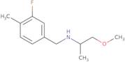 N-[(3-Fluoro-4-methylphenyl)methyl]-1-methoxypropan-2-amine