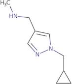 {[1-(Cyclopropylmethyl)-1H-pyrazol-4-yl]methyl}(methyl)amine