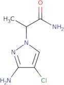 2-(3-Amino-4-chloropyrazol-1-yl)propanamide