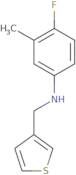 4-Fluoro-3-methyl-N-(thiophen-3-ylmethyl)aniline