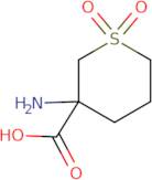 3-Amino-1,1-dioxo-1λ6-thiane-3-carboxylic acid