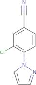 3-Chloro-4-(1H-pyrazol-1-yl)benzonitrile